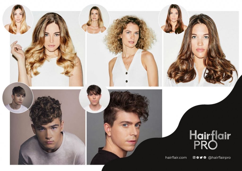 HairFlair Ejemplos de Pro Perming