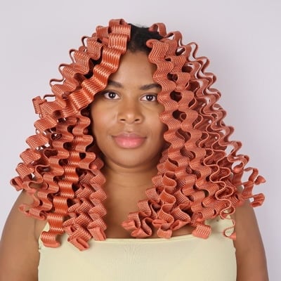 Ripple Flair Waveformers in hair